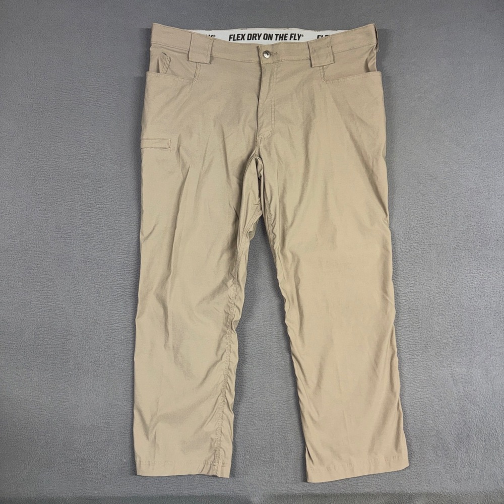 Duluth Trading Co Pants Mens 40x30 (Fit 42x30) Brown Dry on the Fly Relaxed Fit